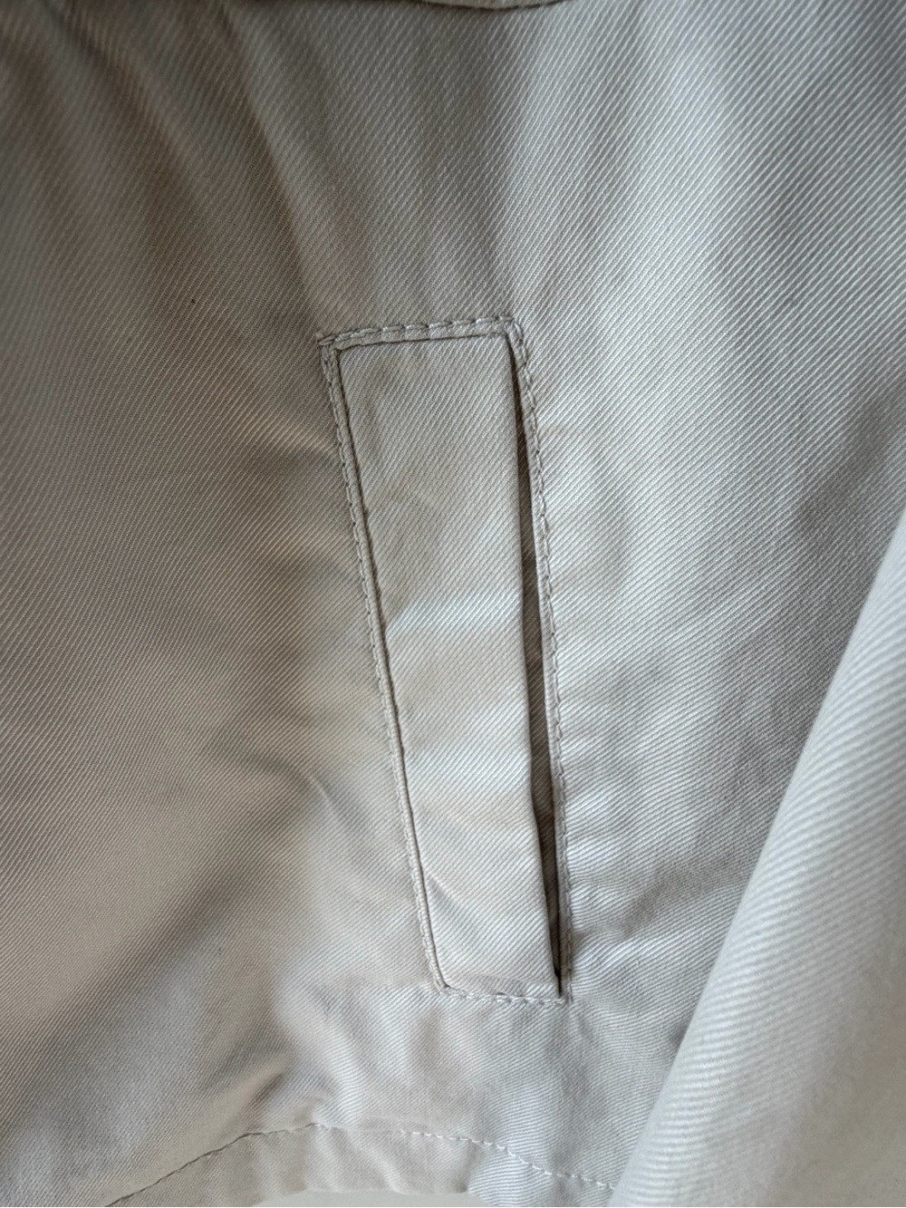 Ann Taylor Cream Utility Jacket - Light Beige - Picture 8 of 15